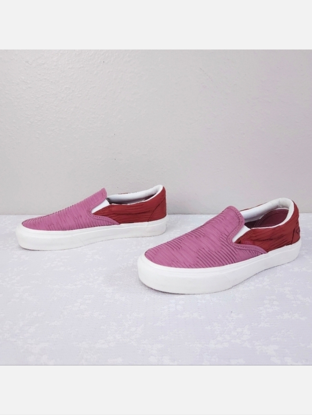 VANS Vault Pleated Petals Slip-On Platform Sneaker T.A. NYC Telsha Anderson